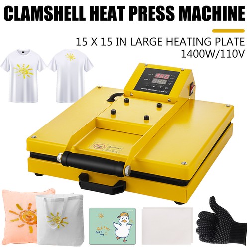 Digital clamshell heat press - heat,
