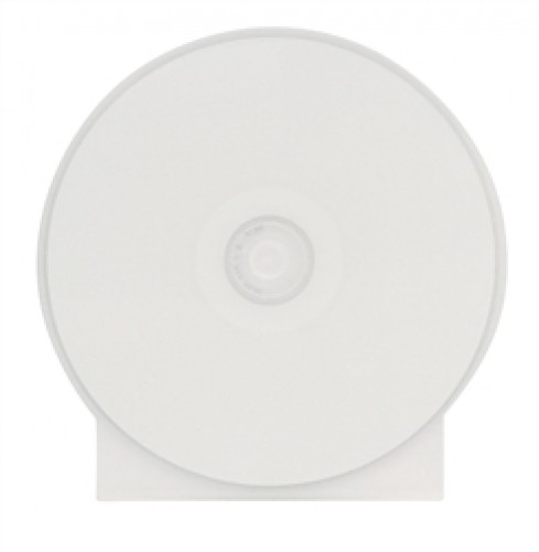 Clear round clamshell dvd - round, cd/dvd