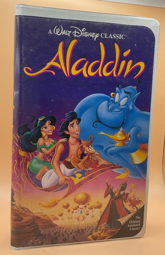 Aladdin vhs disney clamshell - aladdin,