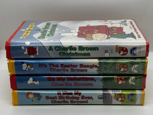 Peanuts charlie brown vhs lot - peanuts,