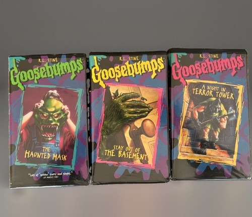 Goosebumps vhs lot 3 - lot, of