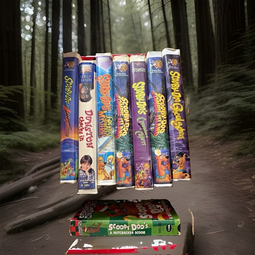 Scooby doo vhs lot - (8, qty)vhs